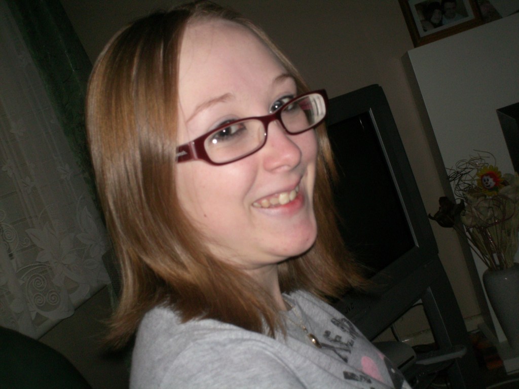 Me in 2008 - a picture of my teeth with me in the background.