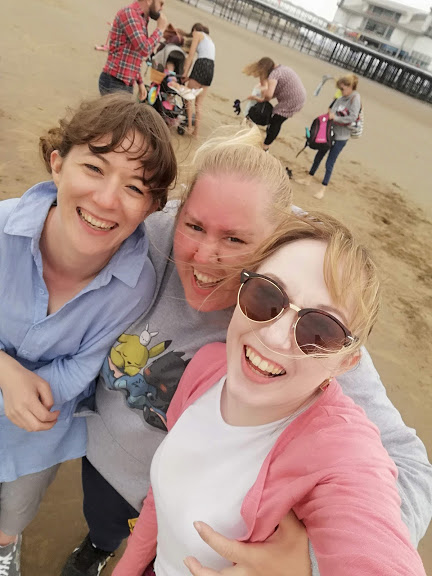 Me, Cheryl & Lillie at the Beach